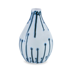 Mira Vase, Small CL Blue by Curated Kravet