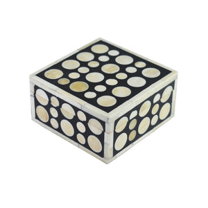 Winslow Box CL Natural - Black by Curated Kravet