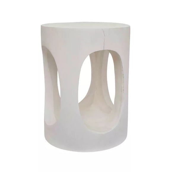Maisel Stool CL White by Curated Kravet