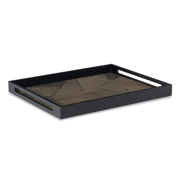 Merlin Tray CL Black by Curated Kravet