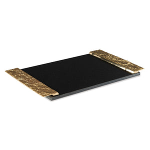 Afton Tray Cl BrassGranite by Curated Kravet