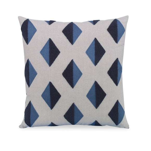 Barroco Boucle Pillow CL Denim by Curated Kravet