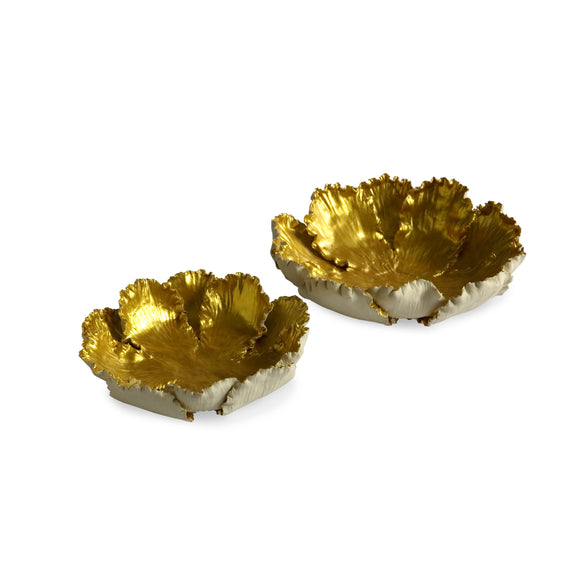 Krabi Bowl, Large CL Natural - Gold by Curated Kravet
