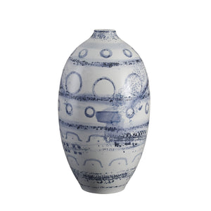 Praire Vase CL Blue - White by Curated Kravet