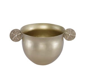 Agra Vase CL  Brass by Curated Kravet
