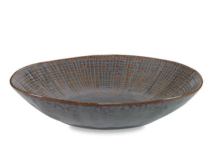 Alexa  Bowl CL Blue Brown by Curated Kravet