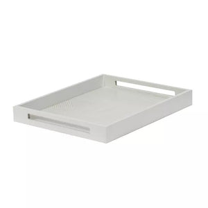 Merlin Tray CL White by Curated Kravet