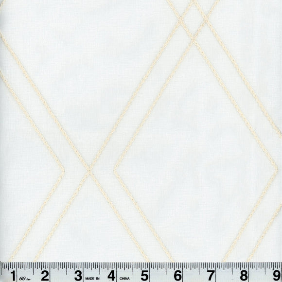 Devon CL Champagne Drapery Sheer Fabric by Roth & Tompkins
