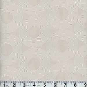 Spheres CL Fog Drapery Sheer Fabric by Roth & Tompkins