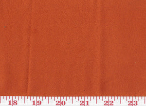 GEM  28 Suede CL Tangerine Upholstery Fabric by KasLen Textiles