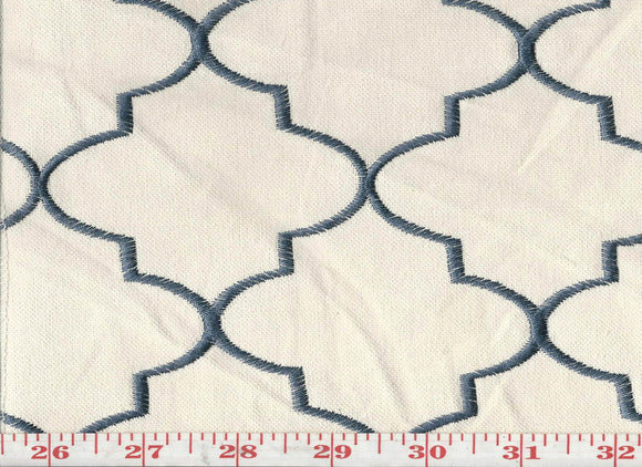 Hepburn CL Navy Upholstery Fabric by KasLen Textiles