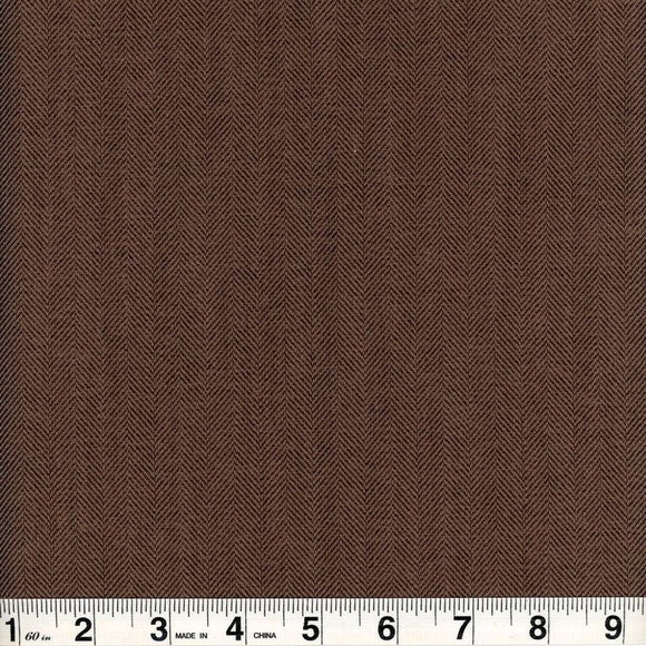 Alexander CL Mocha Drapery Upholstery Fabric by Roth & Tompkins