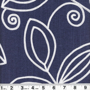 Botanique  CL  Indigo Drapery  Upholstery Fabric by Roth & Tompkins