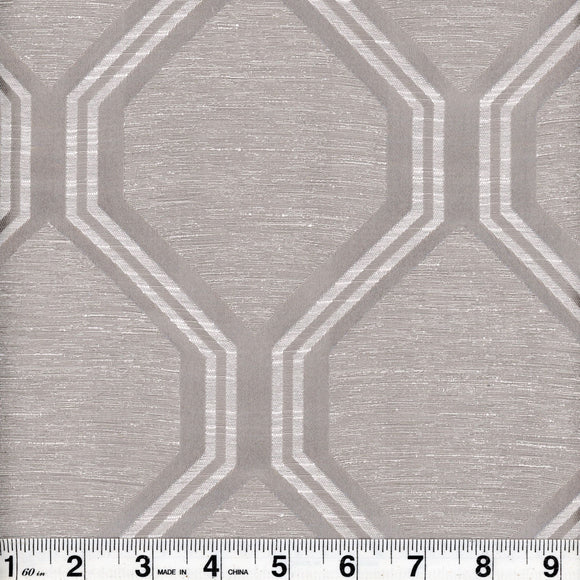 Arbor CL Silver  Drapery Upholstery Fabric by Roth & Tompkins
