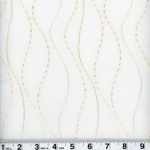 Amherst CL  Beige Drapery Sheer Fabric by Roth & Tompkins