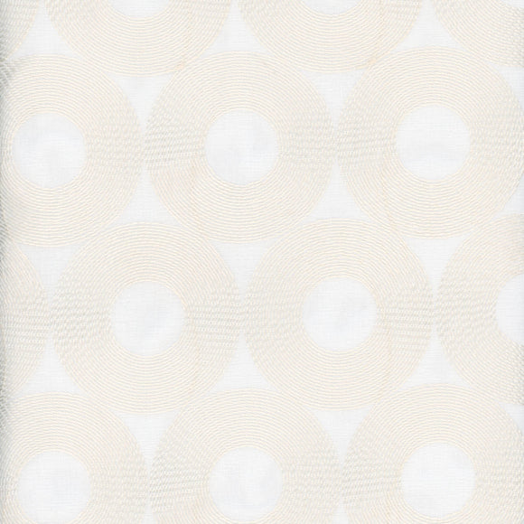 Spheres CL Champagne Drapery Sheer Fabric by Roth & Tompkins