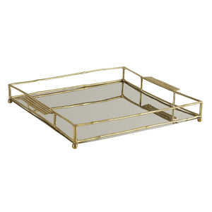 Leah Tray CL Brass by Curated Kravet