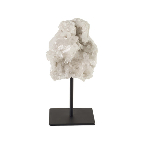 Lara Rock Crystal Sculpture CL white by Curated Kravet