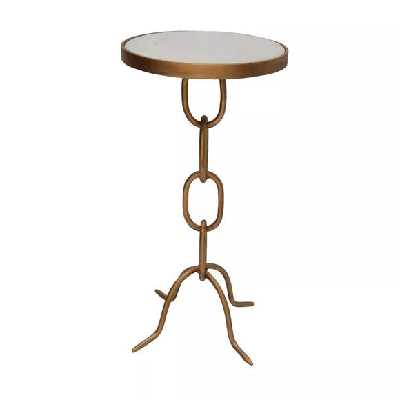 McGill Accent Table CL Gold by Curated Kravet
