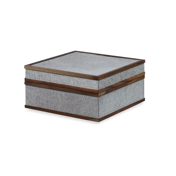 Hobart Box, Small CL Natural Gray by Curated Kravet