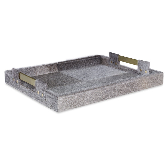 Scout Tray, Large CL Natural - Gray by Curated Kravet