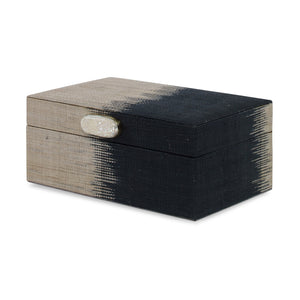 Palmer Box CL Black - Natural by Curated Kravet