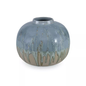Meda Vase, Small CL Green Reactive by Curated Kravet