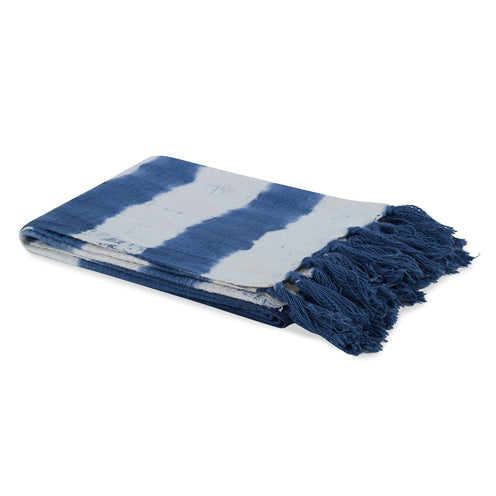 Sunset Cotton Throw  CL Navy by Curated Kravet