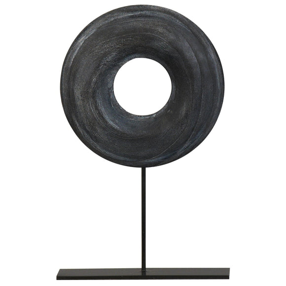 Colby Sculpture, Medium CL Black by Curated Kravet