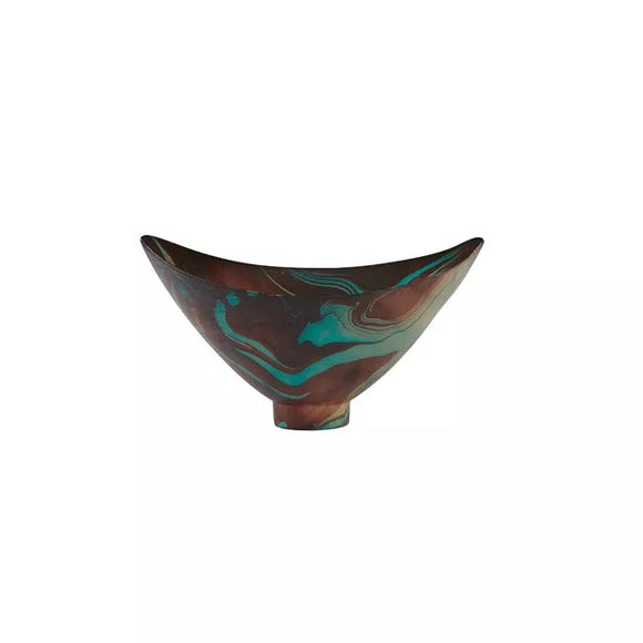 Sebastian Bowl CL Natural Turquoise  by Curated Kravet