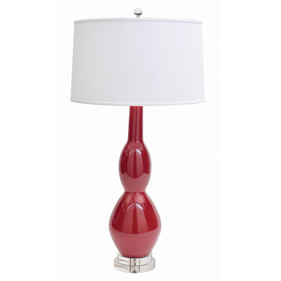 Marilyn Table Lamp CL Oxblood by Curated Kravet